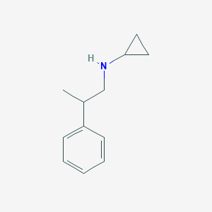 molecular formula C12H17N B267802 N-(2-phenylpropyl)cyclopropanamine 