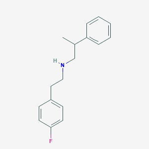 molecular formula C17H20FN B267803 N-[2-(4-fluorophenyl)ethyl]-2-phenylpropan-1-amine 