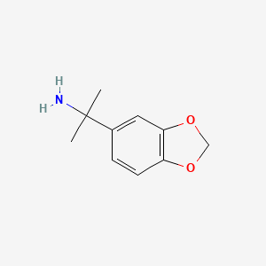 molecular formula C10H13NO2 B2678037 2-(2H-1,3-benzodioxol-5-yl)propan-2-amine CAS No. 556053-68-0