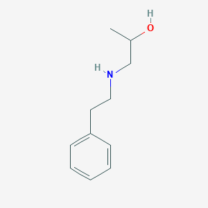 molecular formula C11H17NO B267807 1-[(2-Phenylethyl)amino]propan-2-ol 