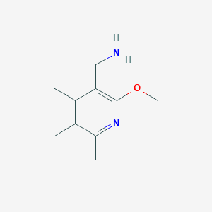 molecular formula C10H16N2O B2678087 (2-Methoxy-4,5,6-trimethylpyridin-3-yl)methanamine CAS No. 1780027-94-2