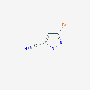 3-Bromo-1-methyl-1H-pyrazole-5-carbonitrile