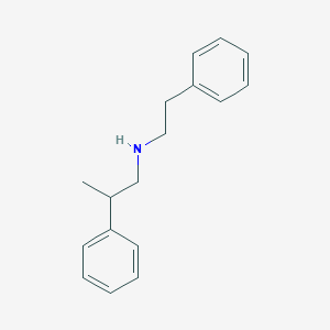 molecular formula C17H21N B267810 2-phenyl-N-(2-phenylethyl)propan-1-amine 