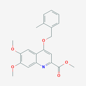 5-bromo-2-{[4-(4-fluorobenzoyl)piperazin-1-yl]carbonyl}-1H-indole