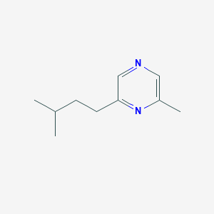 molecular formula C10H16N2 B2678125 2-Isoamyl-6-methylpyrazine CAS No. 91010-41-2
