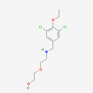 molecular formula C13H19Cl2NO3 B267816 2-{2-[(3,5-Dichloro-4-ethoxybenzyl)amino]ethoxy}ethanol 