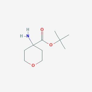 molecular formula C10H19NO3 B2678244 Tert-butyl 4-aminooxane-4-carboxylate CAS No. 1557187-54-8