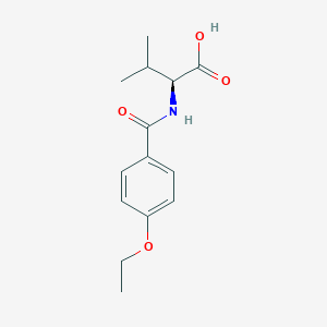 molecular formula C14H19NO4 B2678255 (2S)-2-[(4-ethoxybenzoyl)amino]-3-methylbutanoic acid CAS No. 329789-34-6