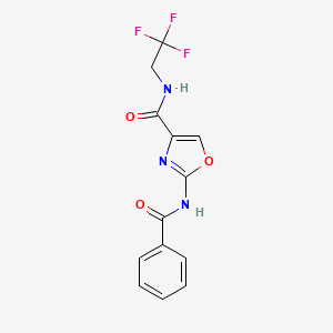 2-benzamido-N-(2,2,2-trifluoroethyl)oxazole-4-carboxamide