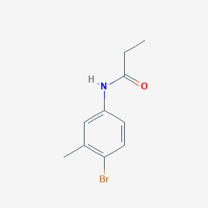 molecular formula C10H12BrNO B2678279 n-(4-Bromo-3-methylphenyl)propanamide CAS No. 64890-68-2