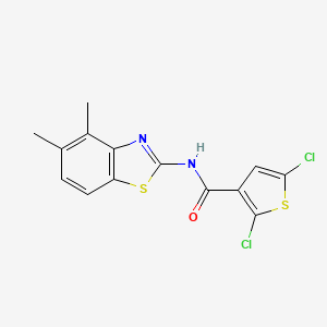 2,5-dichloro-N-(4,5-dimethylbenzo[d]thiazol-2-yl)thiophene-3-carboxamide