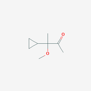 3-Cyclopropyl-3-methoxybutan-2-one