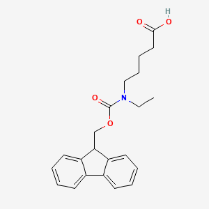 5-[Ethyl(9H-fluoren-9-ylmethoxycarbonyl)amino]pentanoic acid