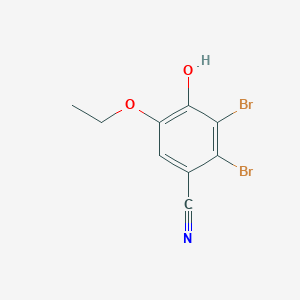 molecular formula C9H7Br2NO2 B2678305 2,3-Dibromo-5-ethoxy-4-hydroxybenzonitrile CAS No. 330462-59-4