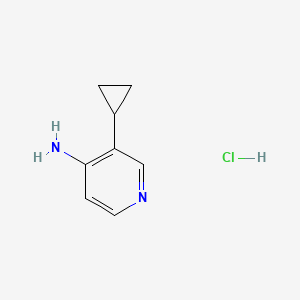 3-Cyclopropylpyridin-4-amine;hydrochloride