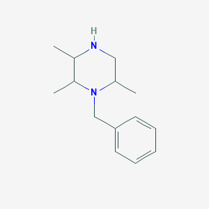 molecular formula C14H22N2 B2678308 1-苄基-2,3,6-三甲基哌嗪 CAS No. 1909313-40-1