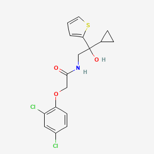 N-(2-cyclopropyl-2-hydroxy-2-(thiophen-2-yl)ethyl)-2-(2,4-dichlorophenoxy)acetamide