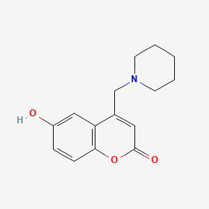 6-hydroxy-4-(piperidin-1-ylmethyl)-2H-chromen-2-one