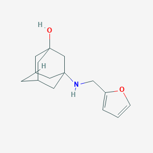 molecular formula C15H21NO2 B267834 3-[(2-Furylmethyl)amino]-1-adamantanol 