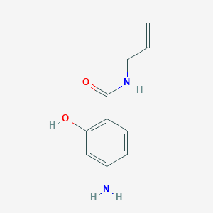 molecular formula C10H12N2O2 B2678341 4-amino-2-hydroxy-N-(prop-2-en-1-yl)benzamide CAS No. 647017-64-9