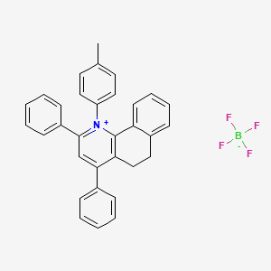 1-(4-Methylphenyl)-2,4-diphenyl-5,6-dihydrobenzo[h]quinolinium tetrafluoroborate