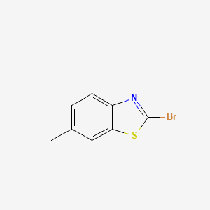 molecular formula C9H8BrNS B2678376 2-溴-4,6-二甲基苯并[d]噻唑 CAS No. 412923-48-9