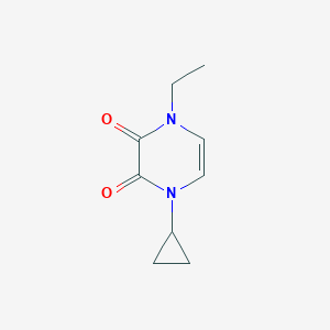 1-Cyclopropyl-4-ethylpyrazine-2,3-dione