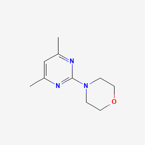 molecular formula C10H15N3O B2678406 4-(4,6-二甲基嘧啶-2-基)吗啉 CAS No. 7749-51-1