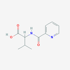 molecular formula C11H14N2O3 B2678412 3-甲基-2-(吡啶-2-基甲酰氨基)丁酸 CAS No. 1160854-50-1