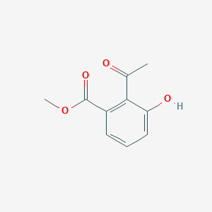 molecular formula C10H10O4 B2678415 Methyl 2-acetyl-3-hydroxybenzoate CAS No. 370553-41-6