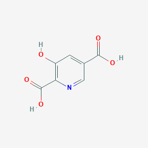 molecular formula C7H5NO5 B2678420 2,5-Pyridinedicarboxylic acid, 3-hydroxy- CAS No. 110110-76-4