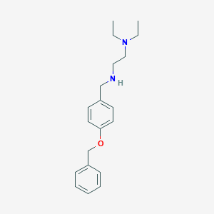 N'-[4-(benzyloxy)benzyl]-N,N-diethylethane-1,2-diamine