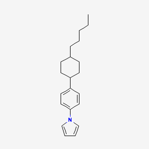 molecular formula C21H29N B2678434 1-[4-(4-戊基环己基)苯基]-1H-吡咯 CAS No. 692732-97-1