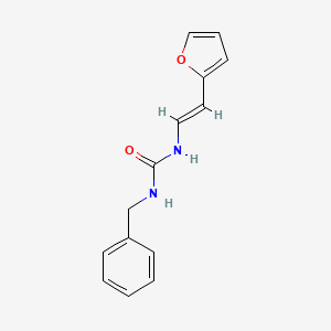 molecular formula C14H14N2O2 B2678463 1-benzyl-3-[(E)-2-(furan-2-yl)ethenyl]urea CAS No. 478030-93-2