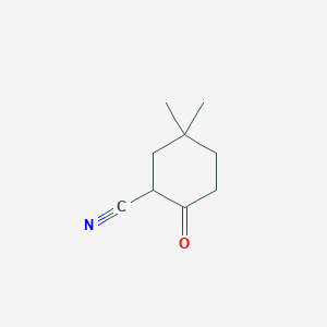 molecular formula C9H13NO B2678472 5,5-二甲基-2-氧代环己烷-1-碳腈 CAS No. 1480251-29-3