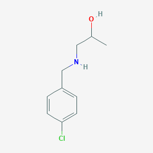 molecular formula C10H14ClNO B267852 1-[(4-Chlorobenzyl)amino]-2-propanol 