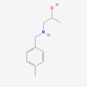 molecular formula C11H17NO B267853 1-[(4-Methylbenzyl)amino]propan-2-ol 