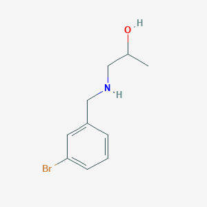 molecular formula C10H14BrNO B267854 1-[(3-Bromobenzyl)amino]-2-propanol 