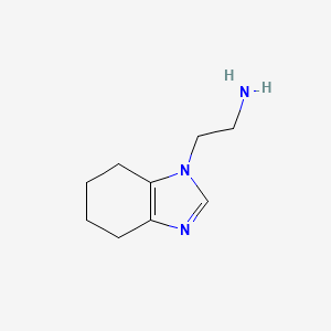 molecular formula C9H15N3 B2678562 2-(4,5,6,7-四氢苯并咪唑-1-基)乙胺 CAS No. 1557754-94-5