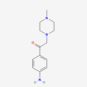 1-(4-Aminophenyl)-2-(4-methylpiperazin-1-yl)ethanone