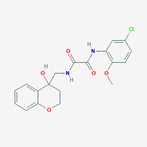 N1-(5-chloro-2-methoxyphenyl)-N2-((4-hydroxychroman-4-yl)methyl)oxalamide