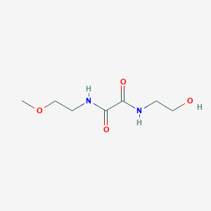 molecular formula C7H14N2O4 B2678623 N1-(2-羟乙基)-N2-(2-甲氧基乙基)草酰胺 CAS No. 357268-03-2