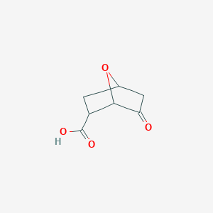 molecular formula C7H8O4 B2678632 6-Oxo-7-oxabicyclo[2.2.1]heptane-2-carboxylic acid CAS No. 1824335-74-1