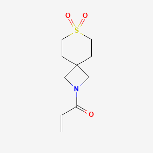 1-(7,7-Dioxo-7lambda6-thia-2-azaspiro[3.5]nonan-2-yl)prop-2-en-1-one