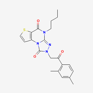 molecular formula C21H22N4O3S B2678641 Chembl4529556 CAS No. 1358309-16-6