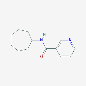 N-cycloheptylpyridine-3-carboxamide