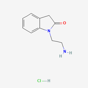 1-(2-Aminoethyl)-3H-indol-2-one;hydrochloride