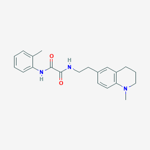 N1-(2-(1-methyl-1,2,3,4-tetrahydroquinolin-6-yl)ethyl)-N2-(o-tolyl)oxalamide