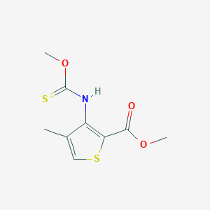 Methyl 3-(methoxycarbothioylamino)-4-methylthiophene-2-carboxylate
