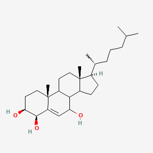 molecular formula C27H46O3 B2678711 4-beta, 7-alpha-DIHYDROXYCHOLESTEROL CAS No. 219131-32-5